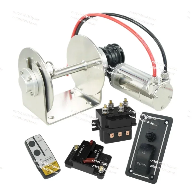 MX1-HD912 Cabrestante De Anclaje Tambor Barco Tot 바 Непроницаемый IP68 900W/12V Para Barcose Hasta 6m/20 Pies