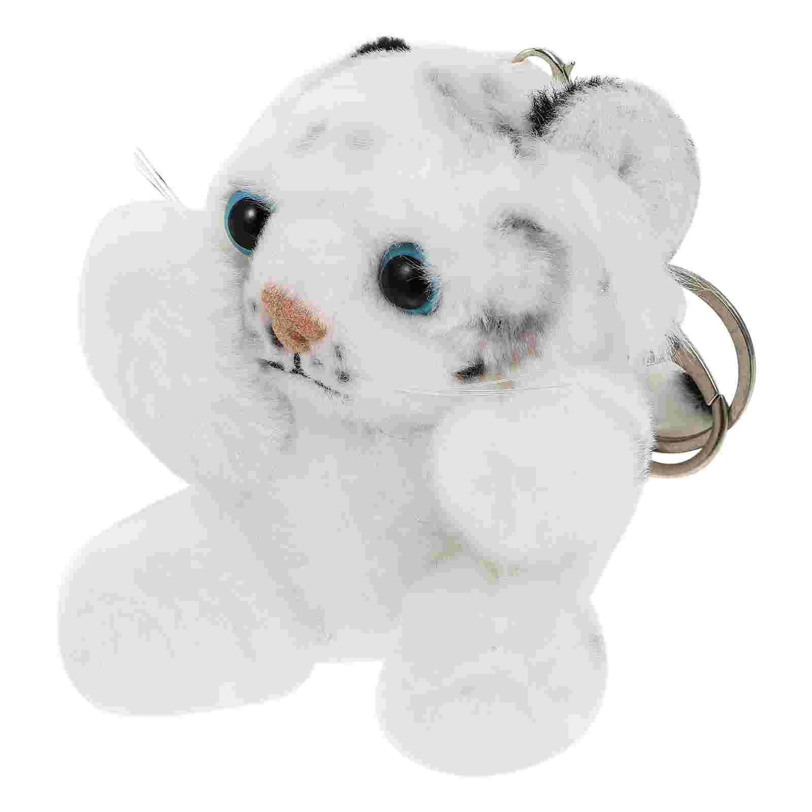 

Lucky Tiger Keychain Plush Hanging Decor Pendant Keyholder Car Decoration