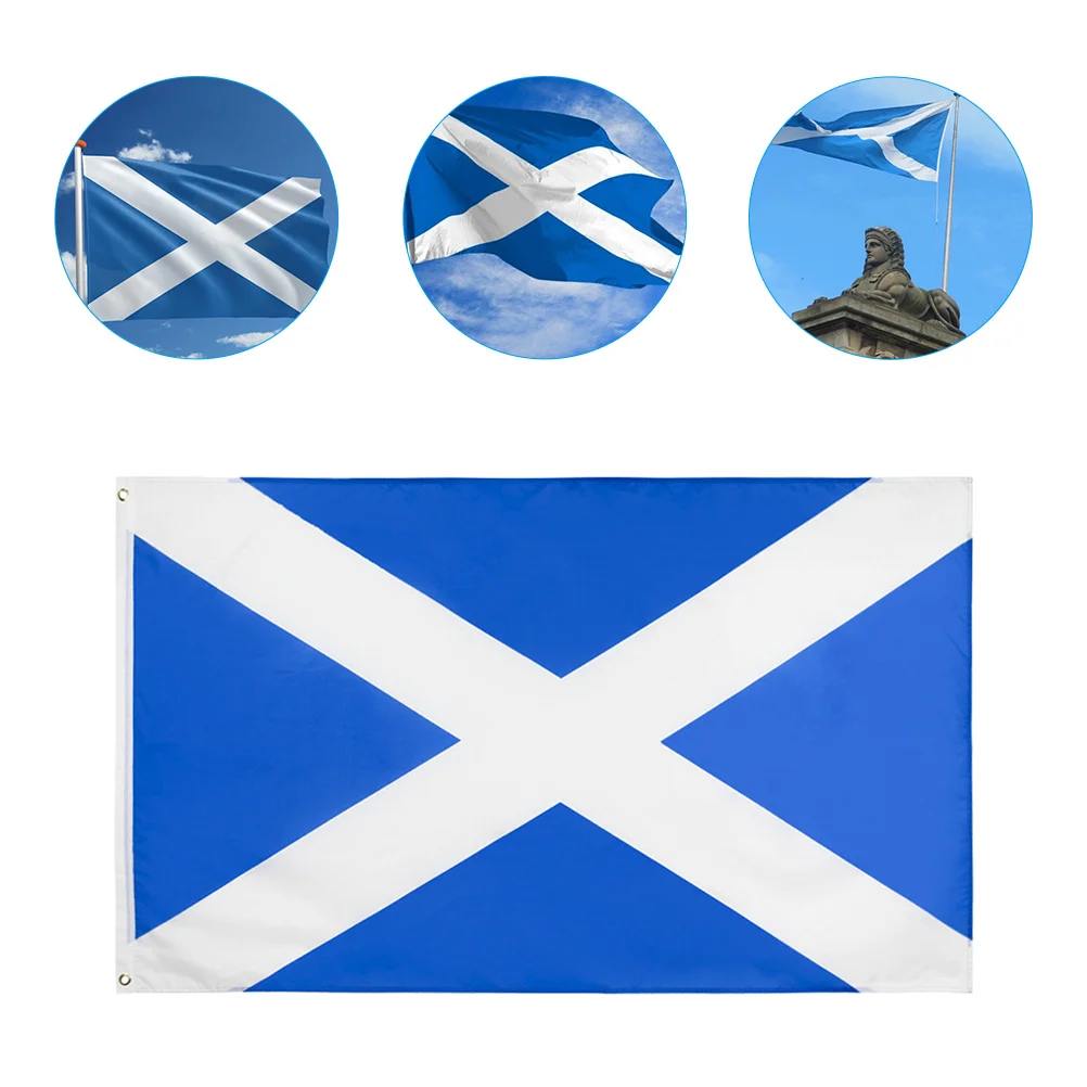 

Flag Scotland Scottish Andrew Bright Color Polyestercross Crux Garden Stick Flags Big Lawn