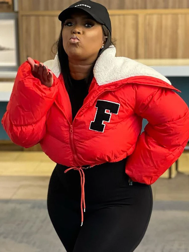 Simenual белая куртка с отложным воротником женское короткое пуховое пальто