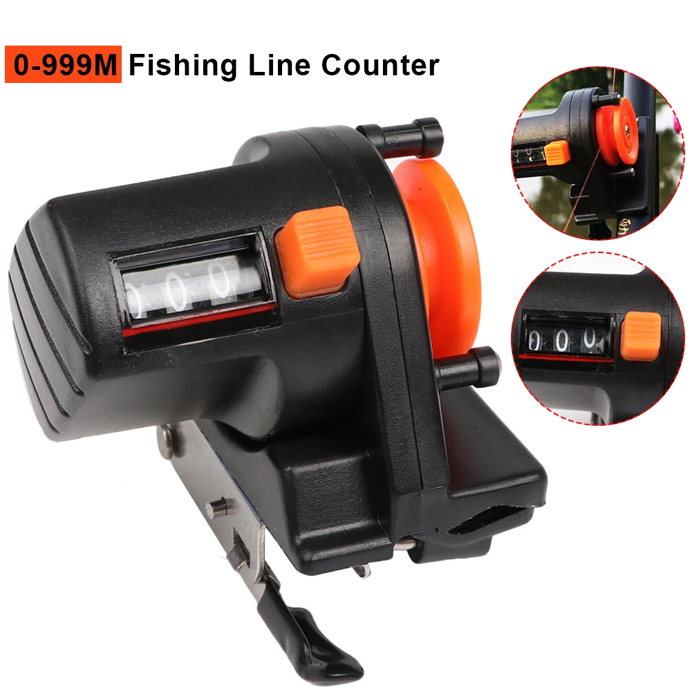 Купи Fishing Line Depth Finder Counter Fishing Tool Tackle Length Gauge Counter 0-999M 6cm Pesca за 467 рублей в магазине AliExpress