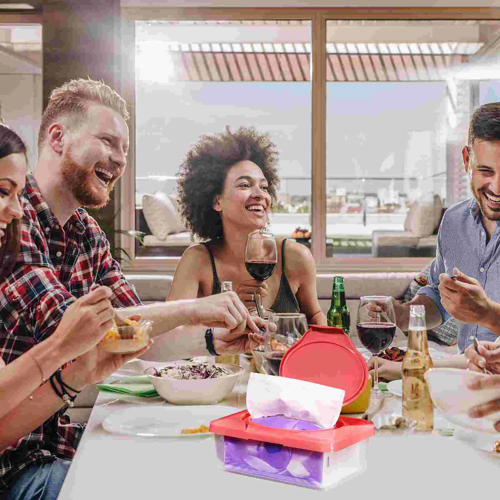 

Baby Baby Baby Baby Diapers Box Portable Dispenser Refillable Container Holder Bathroom Containers Diaper