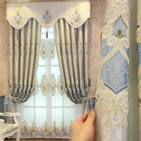 curtains for living dining room bedroom luxury european palace villa embroidery fresh elegant romantic jacquard simple windows