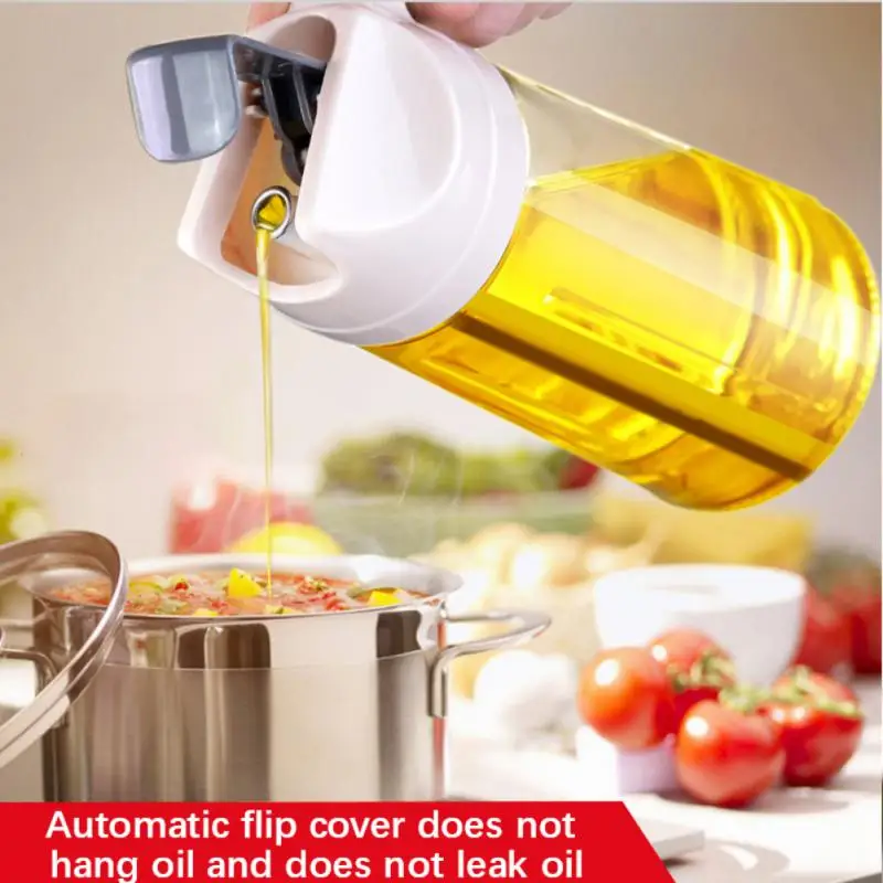 

Glass Oil Can Pot Soy Sauce Storage Vinegar Dispenser Bottle Leak-Proof Seasoning Gravy Jar Container Kitchen Cooking Accessory