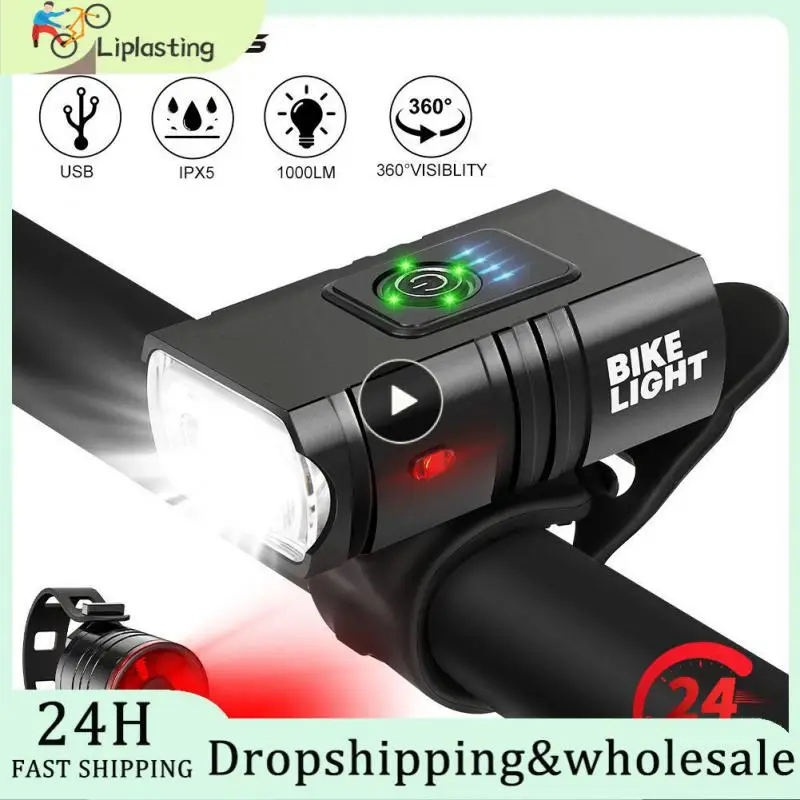 

Фонарь велосипедный с USB-зарядкой, 1000 лм