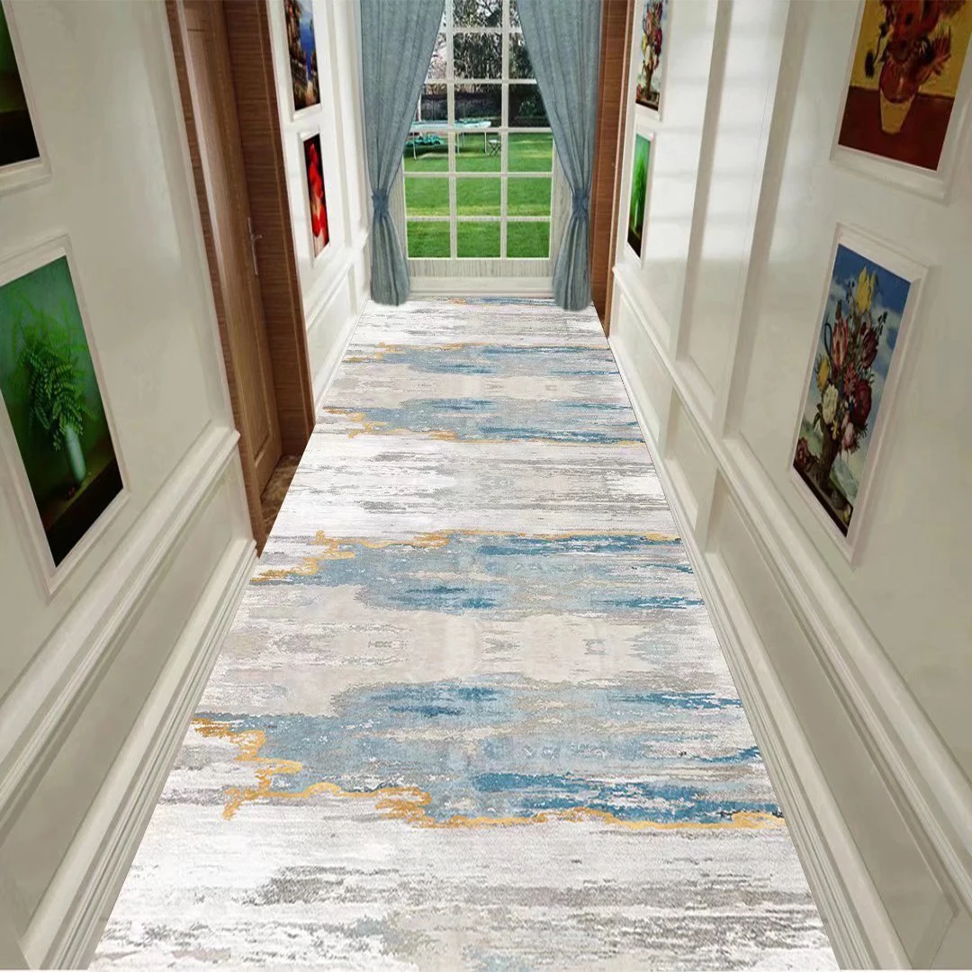 

Custom Made Runner Long Corridor Carpets for Hallway Decoration Home Floor Mats Luxury Lobby Aisle Entryway Area Rug Washable