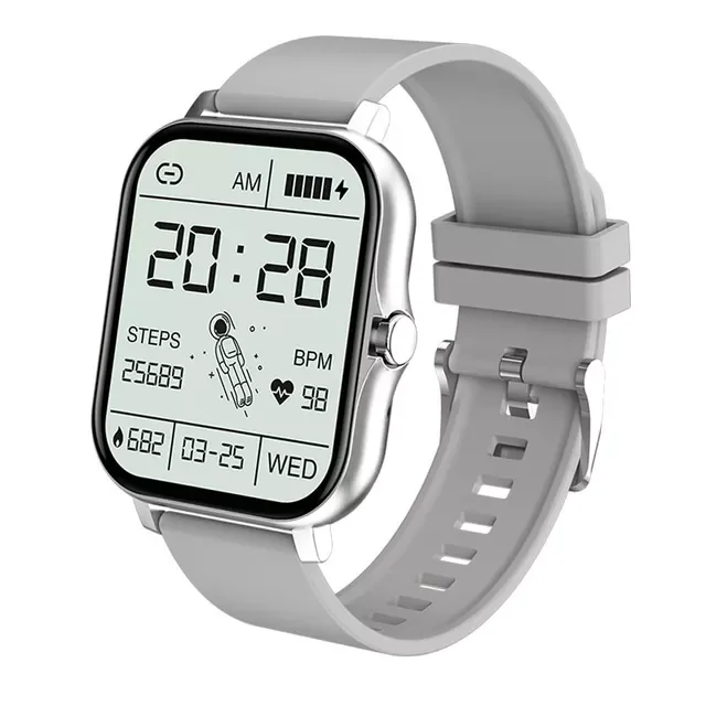 

New Fashion Women Smart watch Men HD Color Screen Full Touch Fitness Tracker Bluetooth Call Smart Clocks Ladies IOS