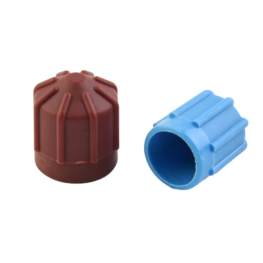 

1Pair High Low Voltage A/C Valve Cap Valve Dust Cap Sealing Cover Universal R134A Valve Cover Dust Cap Hat Leak M8 M9 M10