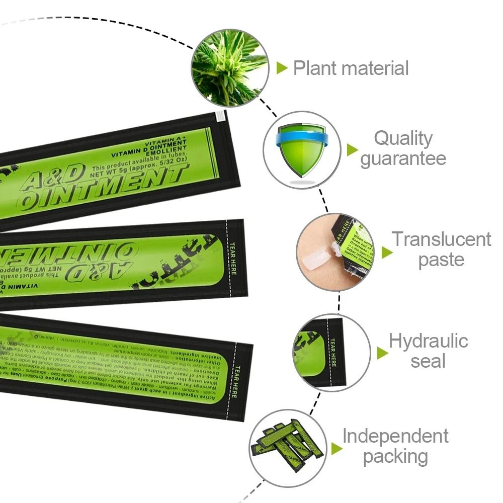 100/50/30/20/5 шт. крем для ухода за татуировкой Витамин A &amp D восстанавливающий