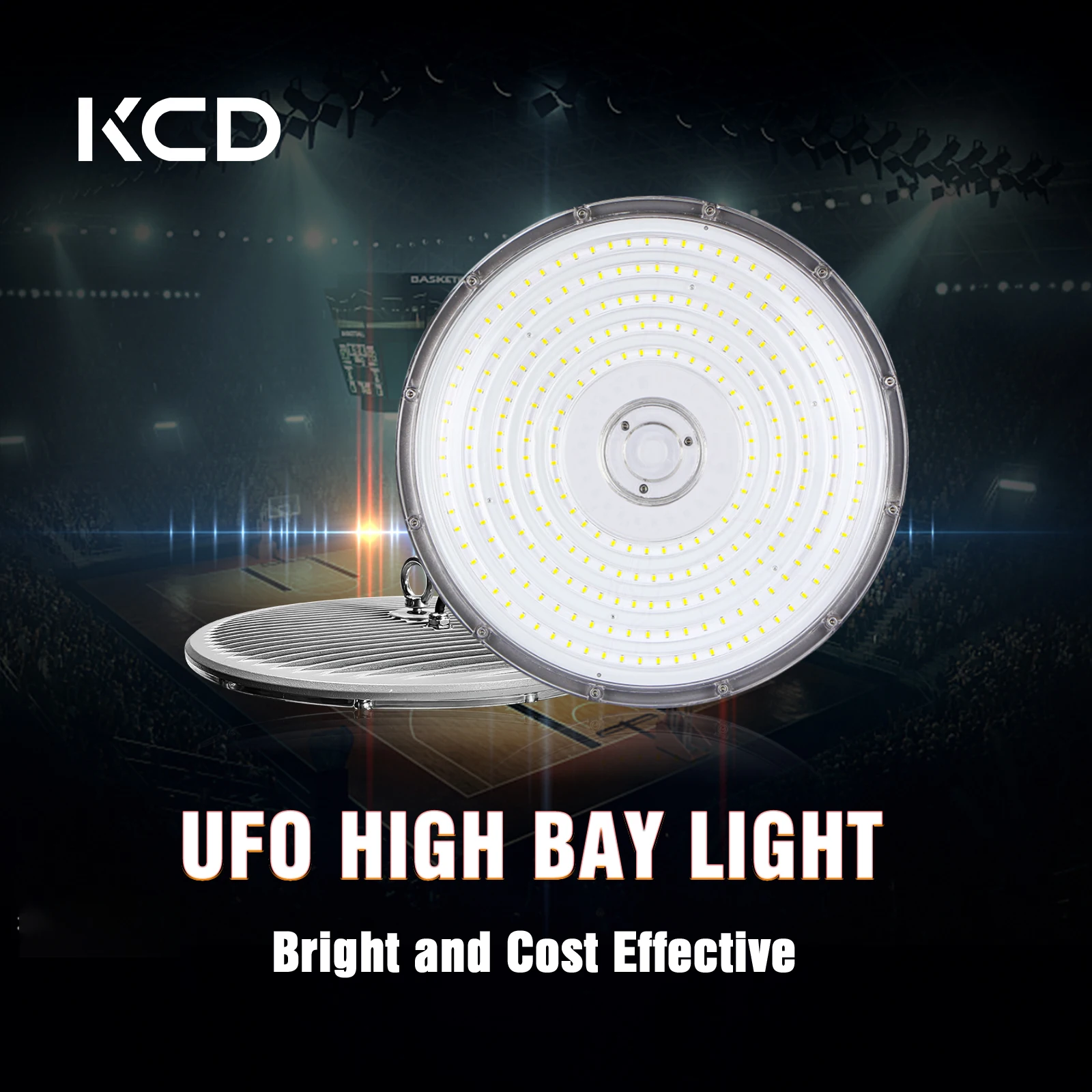 High Bay Light UFO 220V Industrial Ceiling Lamp IP65 Waterproof Workshop Lamps LED Lighting Aluminum Garage Light For Warehouse