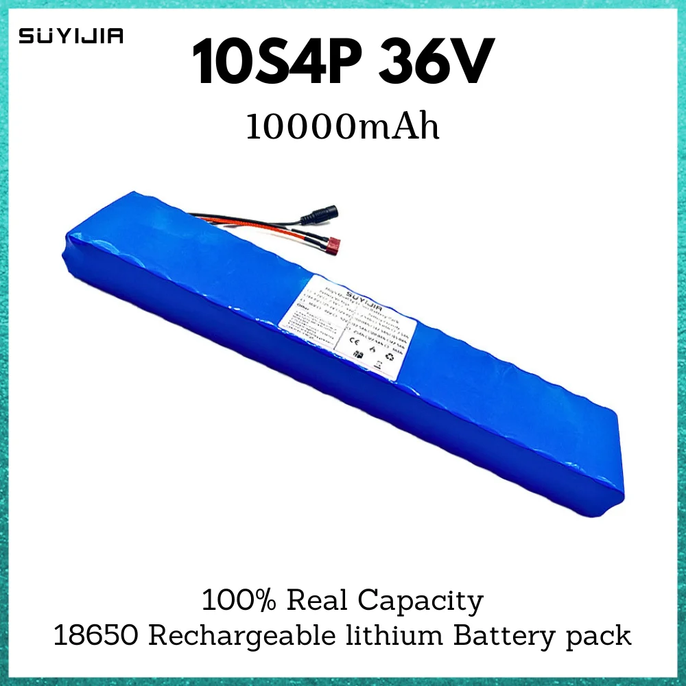 

10S4P 18650 36V 10AH Rechargeable Lithium Battery Pack Large Capacity Electric Bicycle Electric Scooter Built-in BMS 42V Charger