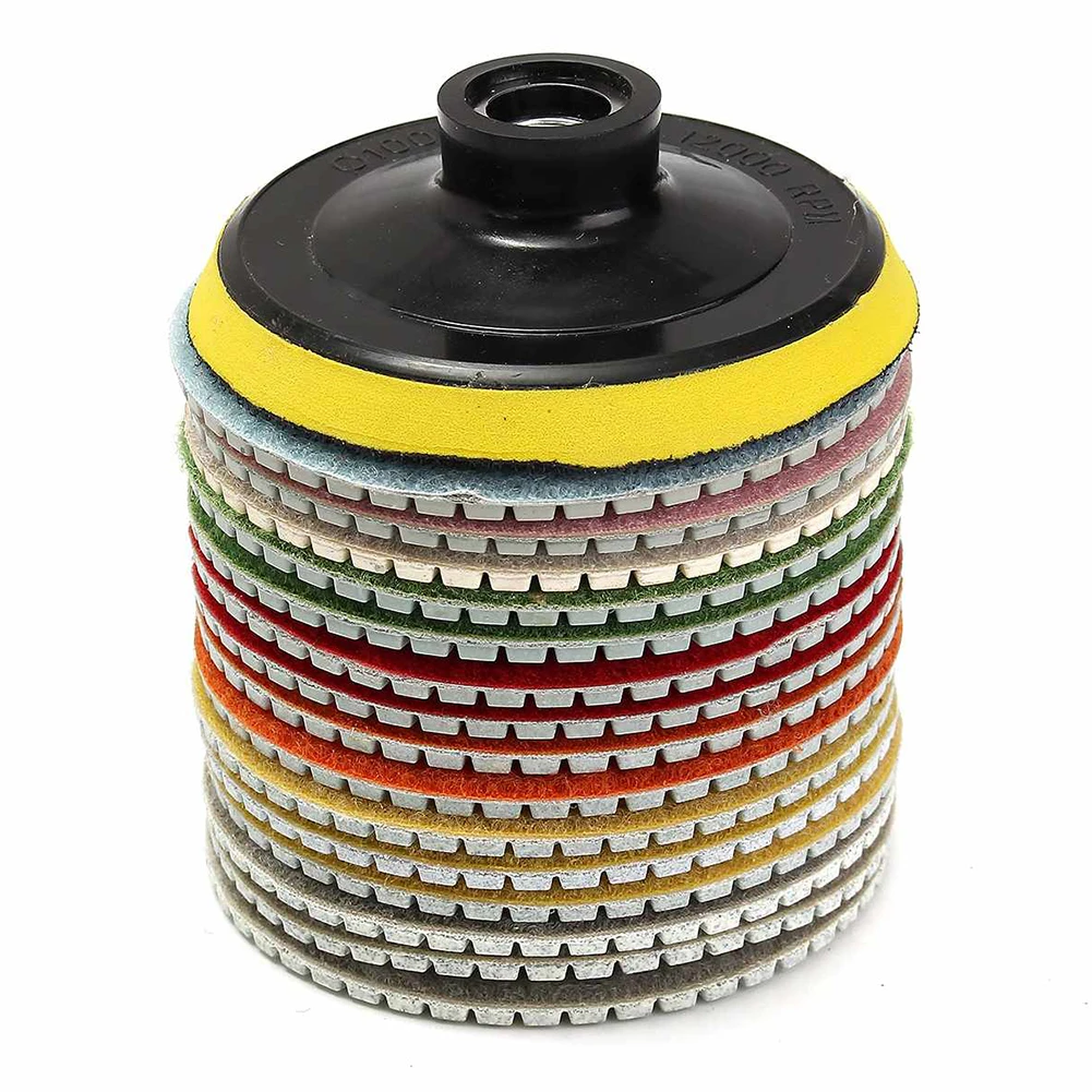 

Practical Polishing Pads Buffing 50-10000 Grits Accessories For Marble