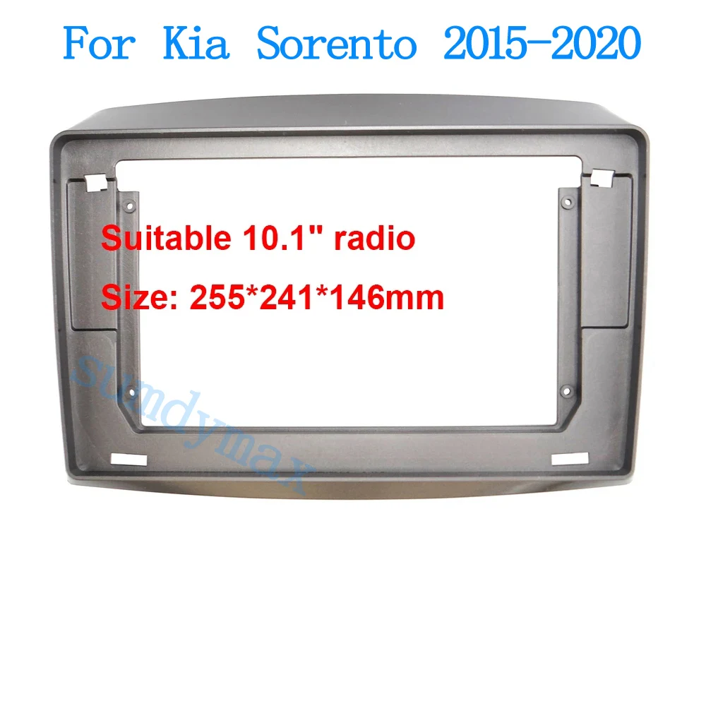 

10.1 Inch Car Radio Fascias For Kia Sorento 2015-2020 Stereo Dashboard Panel Frame 2 Din DVD GPS Mp5 Android Player Trim Kit