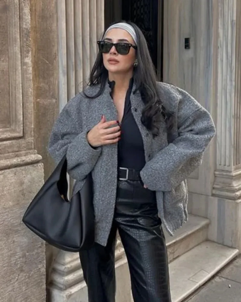 

Женский весенне-летний Тренч с воротником-стойкой и двубортной застежкой