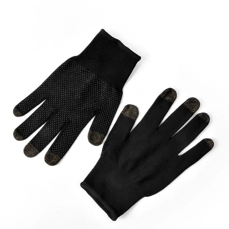 

2 Compression Gloves Warm Comfortable Strong Grip for Universal Touchscreen Thermal Chicken-eating Gaming Sleeves Finger Cots
