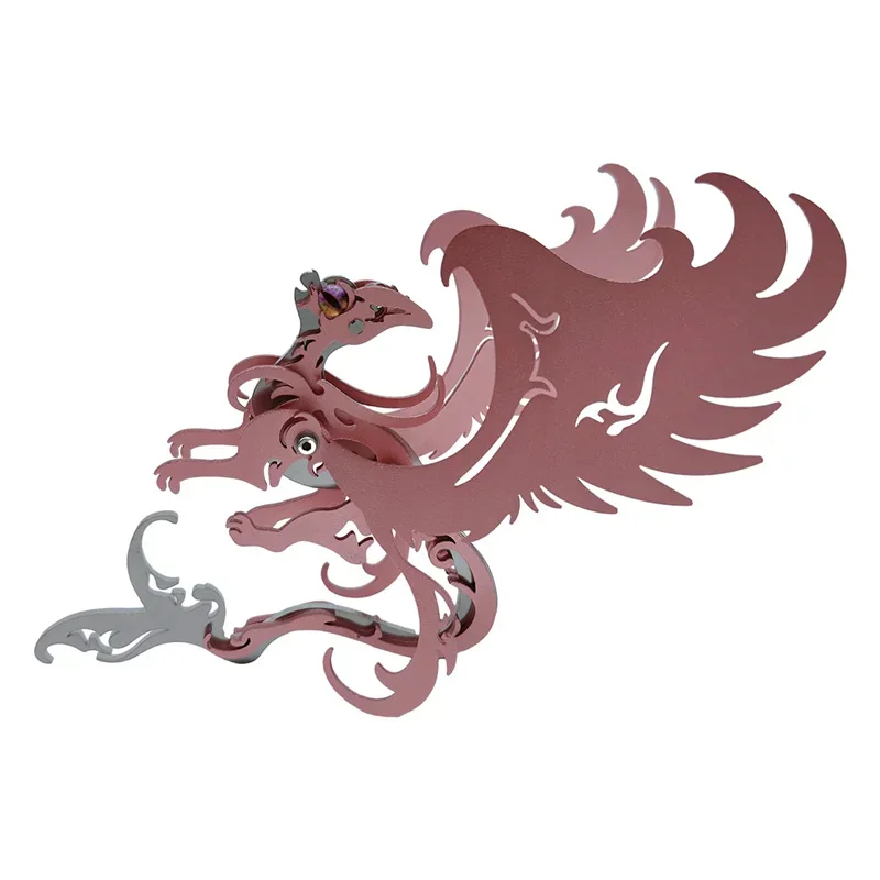 3D Metal Cat Princess Puzzle Model Building Kits Furry Maine Coon Mechanical Animals DIY Assembly Toy - 37PCS+