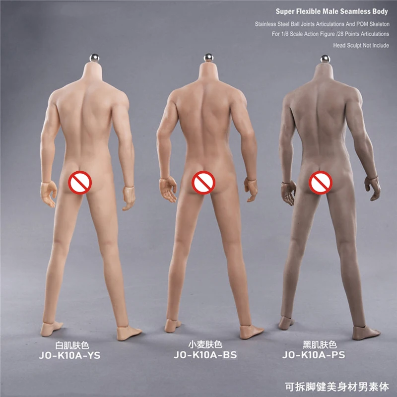 Кукла JIAOU JOK-10A-YS/JOK-10A-BS/JOK-10A-PS масштаб 1/6 бодибилдер мужской супергибкий бесшовный