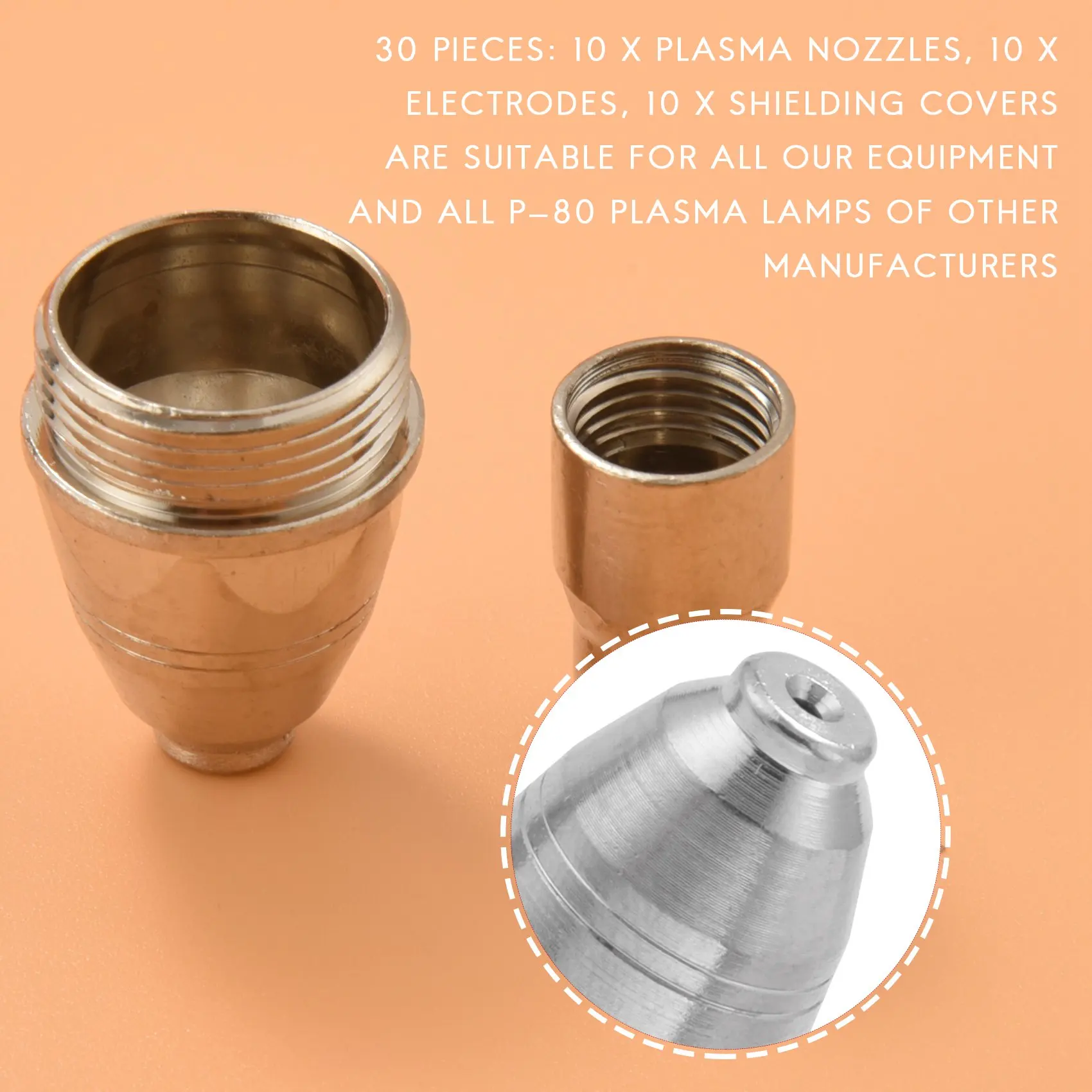 Комплект расходных материалов для плазменной резки P80 плазменный наконечник