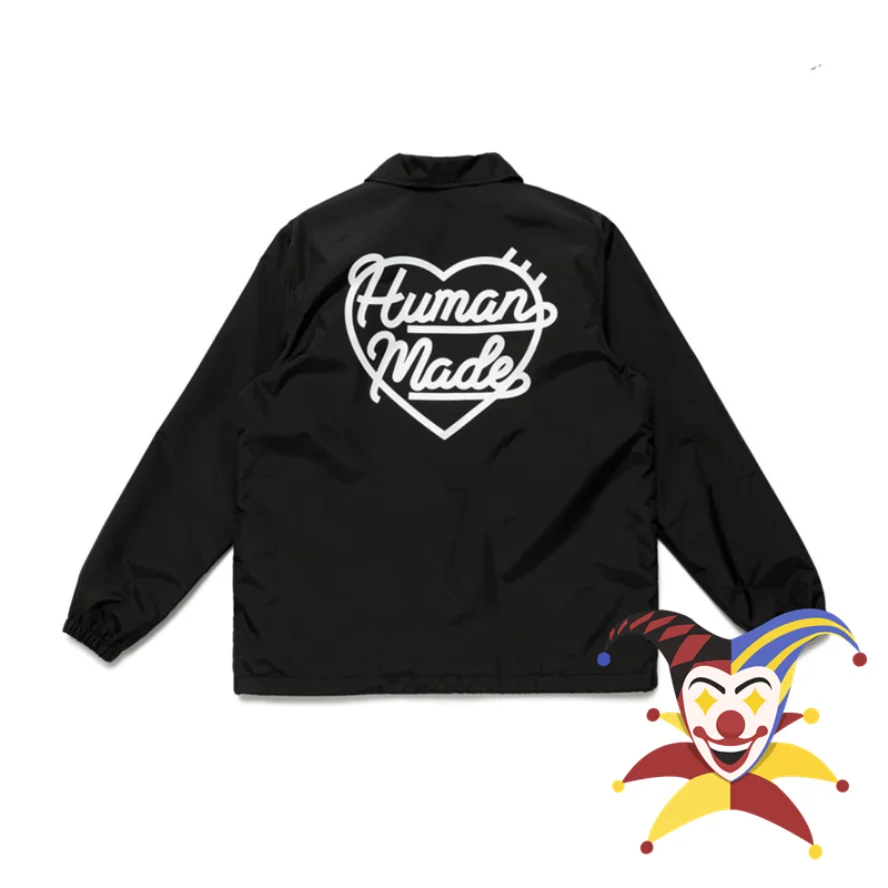 

Vintage Human Made Love Couple Jacket Men Women 1:1 Best Quality Embroidery Windbreaker Jackets