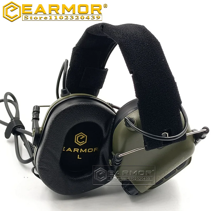 

OPSMEN tactical headset M32 MOD4 shooting noise-cancelling earcups amplifying earmuffs aviation communication soft air headset