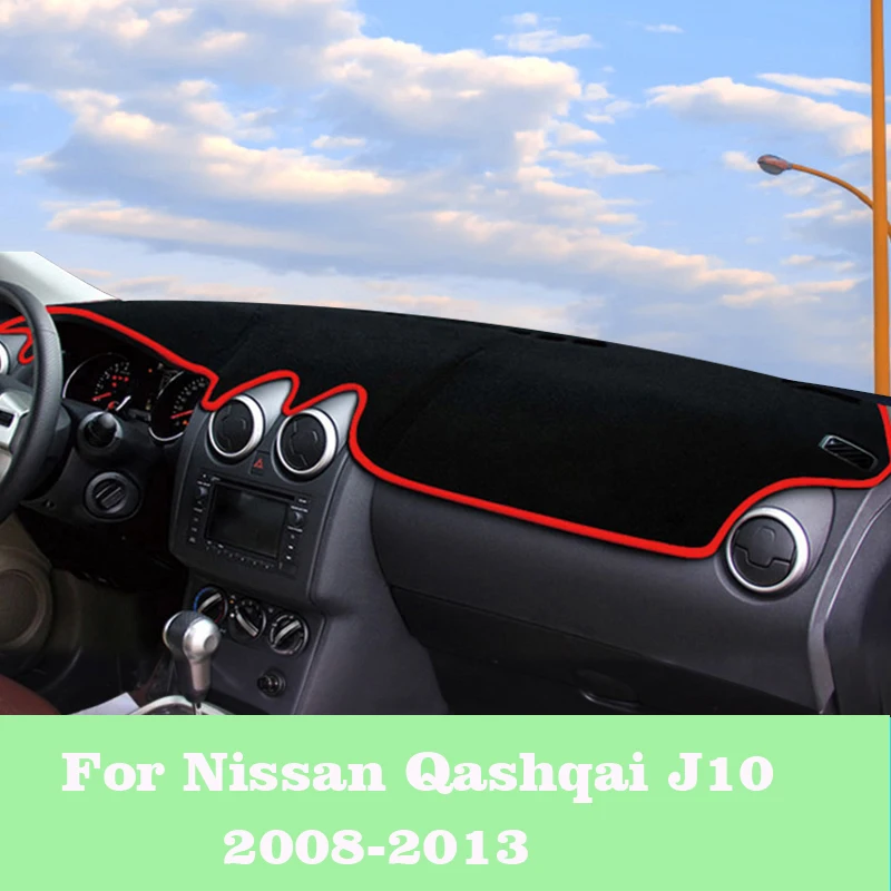 

For Nissan Qashqai J10 2008 2009 2010 2011 2012 2013 Car Dashboard Sun Shade Cover Instrument Desk Carpets Interior Accessories