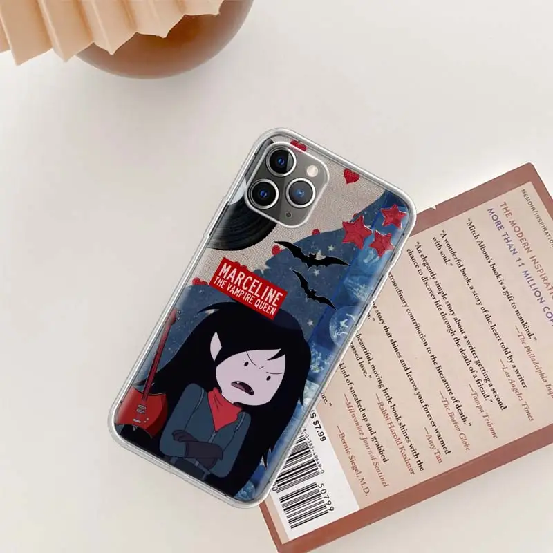 Adventure Time Marceline Phone Case For Iphone 14 13 15 16 Pro Max Plus Apple 11 12 Mini X XS XR Clear Cover Shell Coque Sil