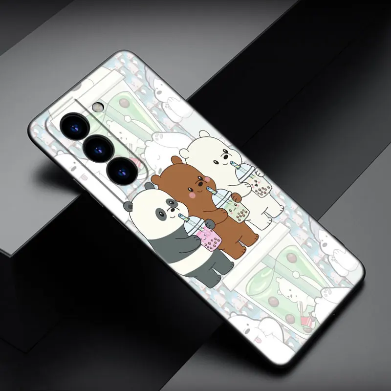Милый мультяшный чехол с медведем для телефона Samsung Galaxy S22 S21 S20 Ultra FE S10 Lite 5G S10E S9 S8