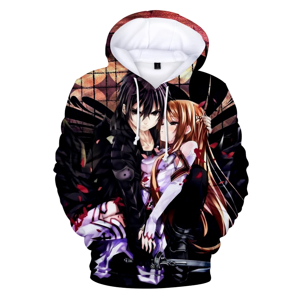 

Harajuku Sword Art Online SAO 3D print Hoodies Sweatshirts Men/Women Comfortable Sweatshirt Adult/Child Fashion Casual Pullovers