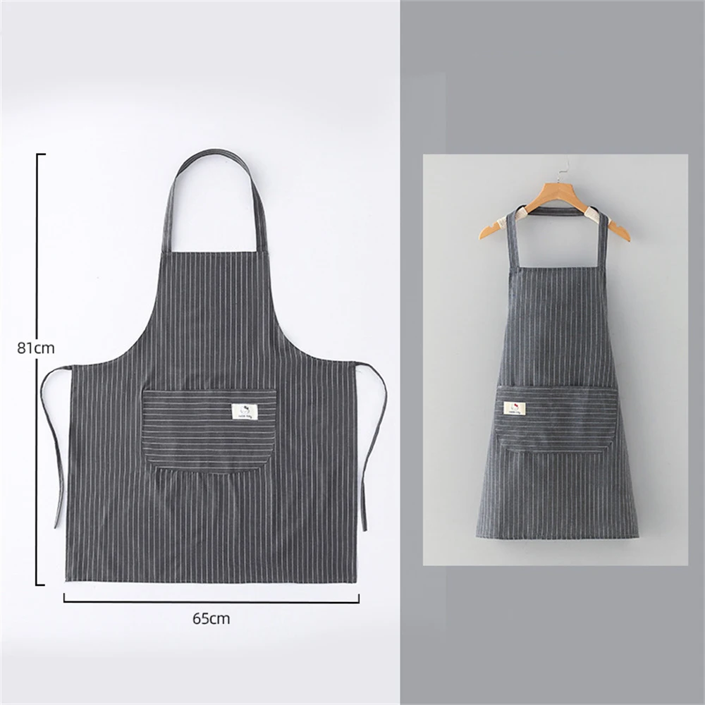 

1 шт., новый модный холщовый кухонный фартук для шеф-повара, для гриля, ресторана, бара, магазина, кафе, студии красоты