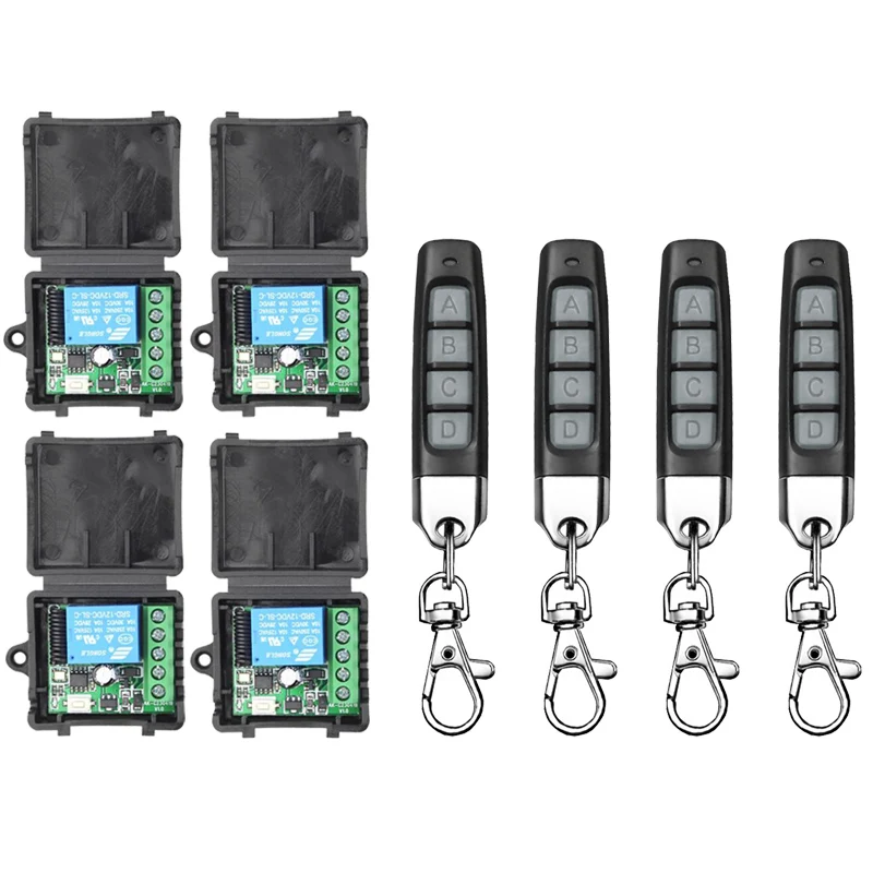 Умное несколько DC 12 В 10 А 433 МГц 1 канал беспроводное реле RF пульт дистанционного