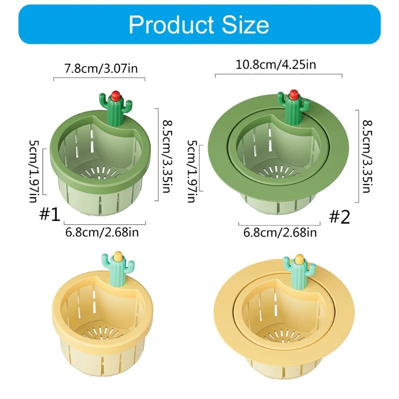 Модернизация кухонного фильтра в форме кактуса для эффективной изоляции отходов