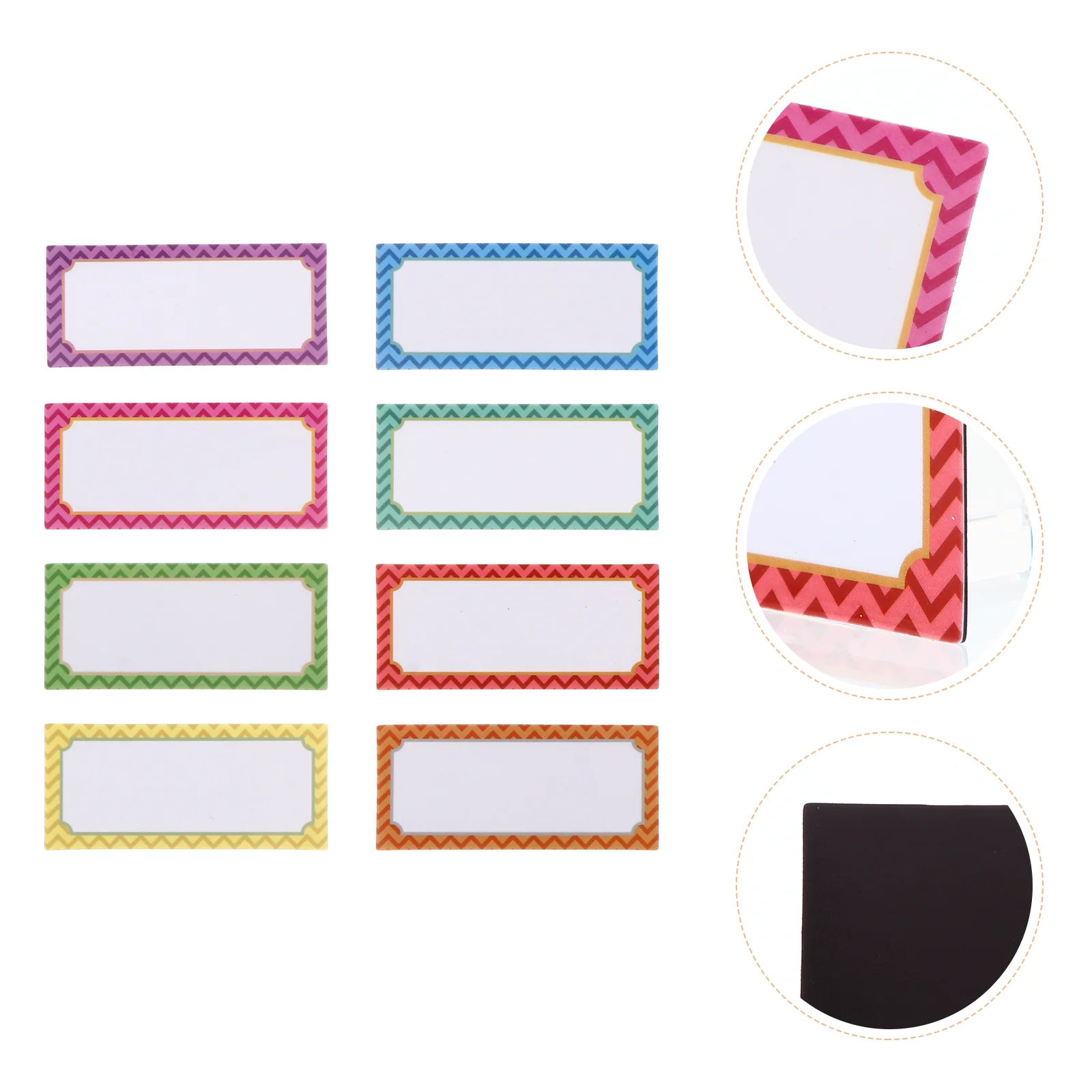 

2 Sets Writable Erasable Fridge Magnetic Notepad Fridge Notepad for Shop Office Home