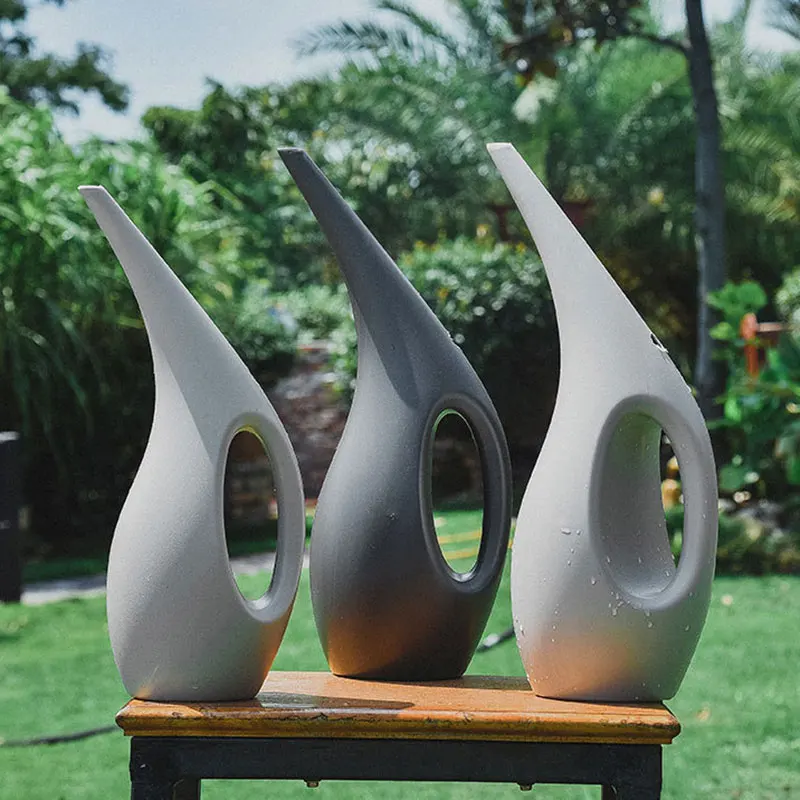 

Plastic Long Mouth Flower Watering Can Garden Plants Watering Pot Watering Can watering pot Flower plant Plastic Long Mouth HUN