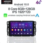 720P 6 ГБ + 128 ГБ беспроводной Carplay 8 