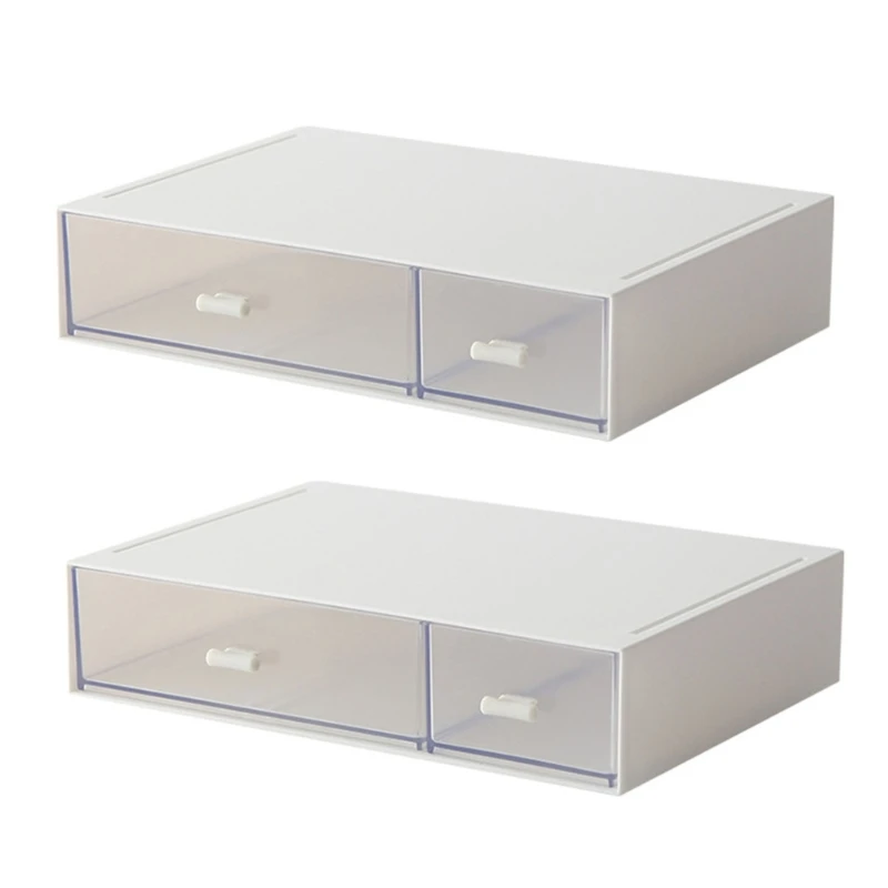 

2 шт./набор, прозрачный Органайзер с выдвижной ручкой