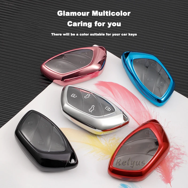 Прозрачный ТПУ чехол для автомобильного ключа Roewe Marvel-X Feifan Marvel-R 2018 2019 2020 2021