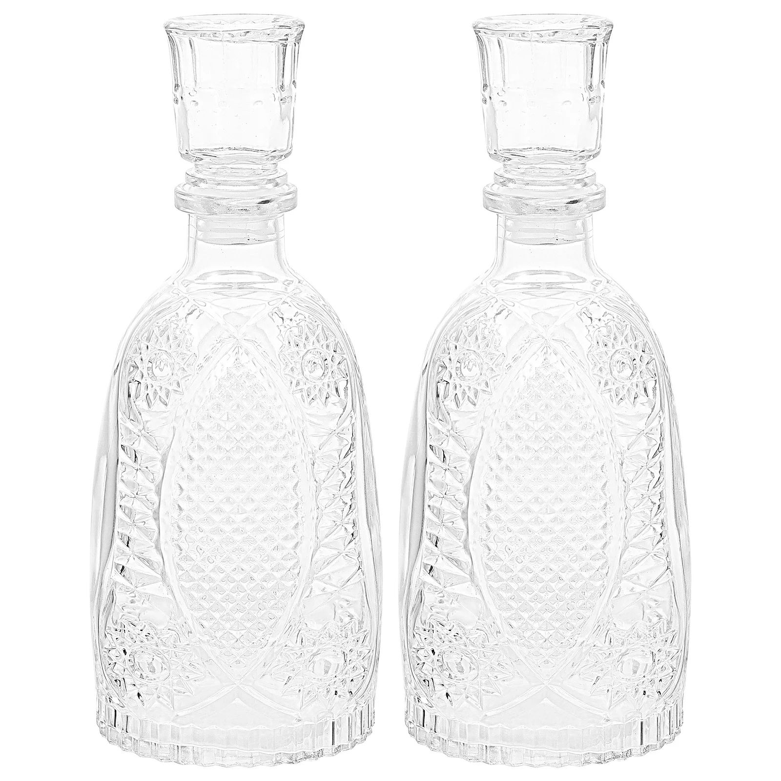 

Бутылка-декантер стеклянные вазы, бутылки, цветочные, для рыбного виски, Настольная бутылка, прозрачная декоративная банка гидропонная под...