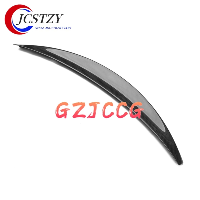 

Декорированный спойлер для Audi A4 B8.5 4 Двери Седан 2013- 2016 в гонконгском стиле, декорированный спойлер из углеродного волокна для заднего крыша