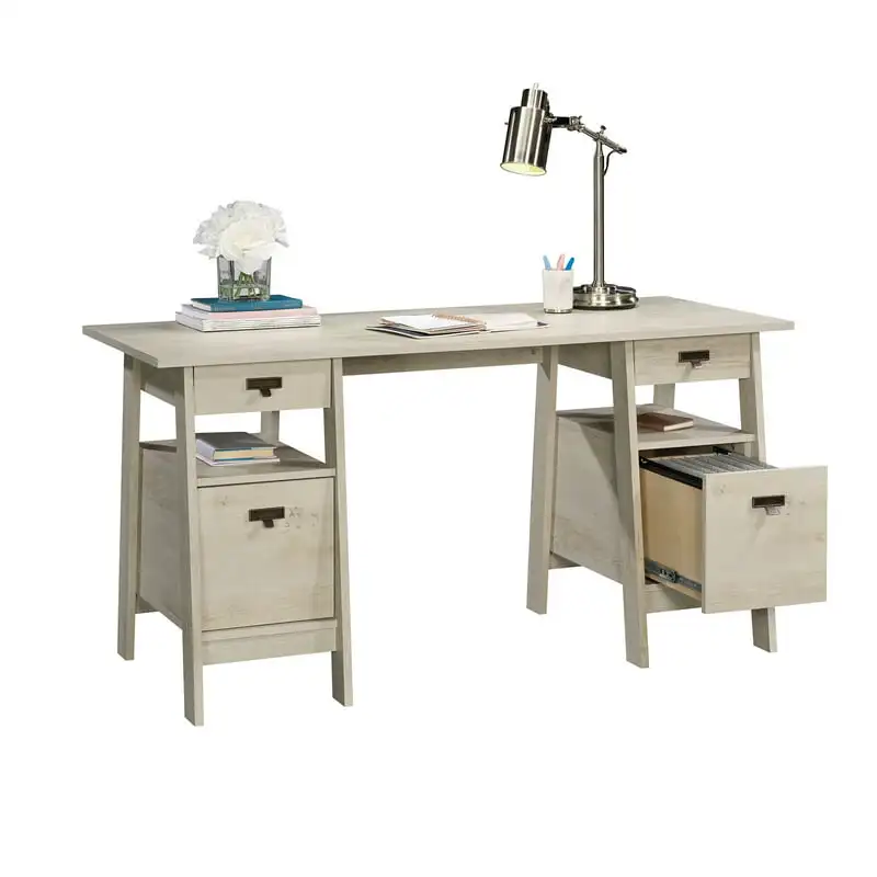 Executive Desk, Chalked Chestnut