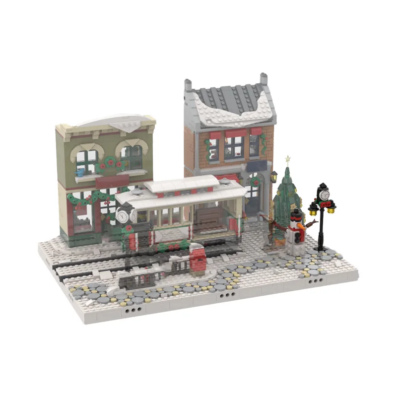 Набор для сборки средневековой улицы (429 деталей), 10308, MOC, модульный конструктор, технология DIY, игрушка для мальчиков, рождественский подарок (art.: 3920da1bfec4a) - 3920da1bfec4a