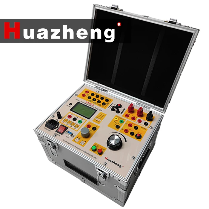 Фото Новый универсальный тестер реле с микропроцессорным управлением Huazheng HZJB-D, комплект для тестирования вторичных инжекторных реле №2