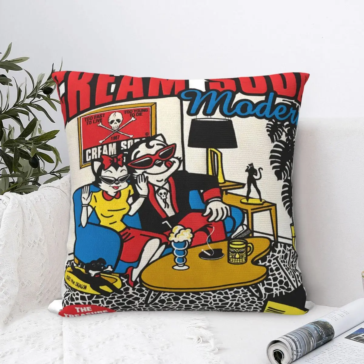 

Cream Soda Sofa Pillow Cover Pillow Cover Decorative Zipper Pillow Cover