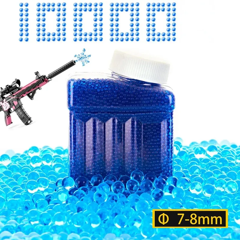 5 пакетов гелевые Водяные Шарики 7-8 мм