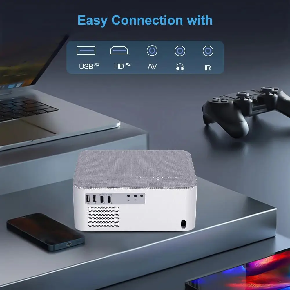 ThundeaL TD92Pro 1920x1080P Full HD 2K 4K светодиодный проектор TD92 Pro WIFI Android для домашнего