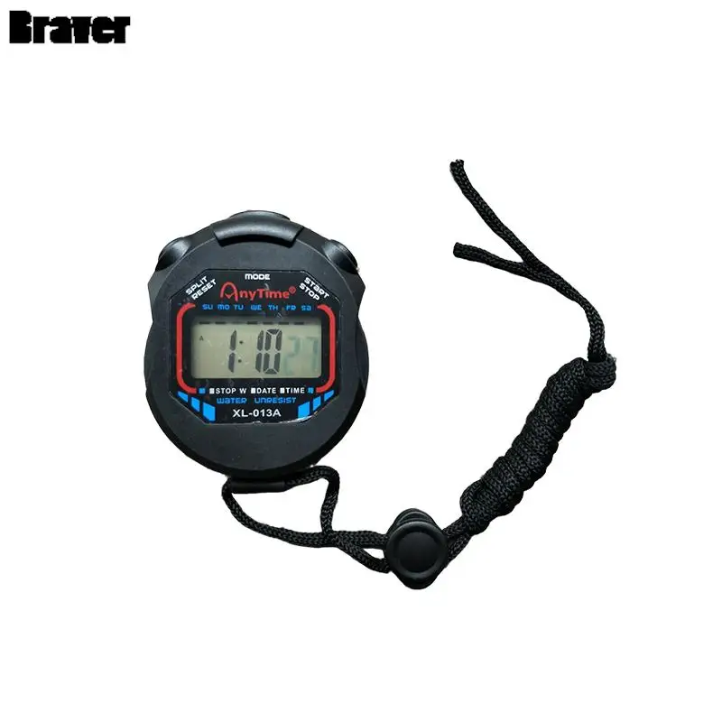 

New Classic Waterproof Digital Professional Handheld LCD Handheld Sports Stopwatch Timer Stop Watch With String For Sports