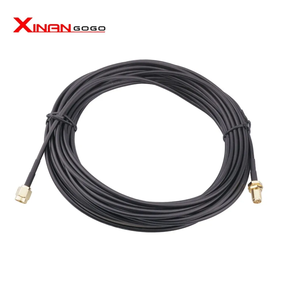 1 м-10 м RP SMA Male к Female Удлинительный кабель для маршрутизатора WIFI антенны RF