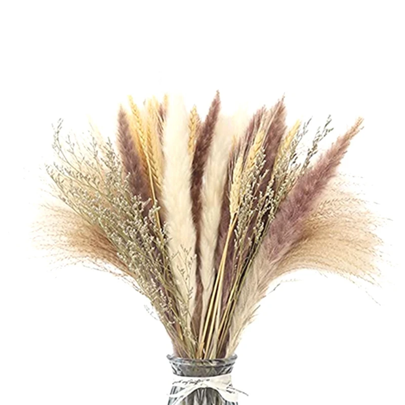 

Натуральная сушеная пампасная трава, 70 шт., пампасная трава, декор в стиле бохо, домашний декор, цветы, пучки, пампасы, трава, растения для свадьбы