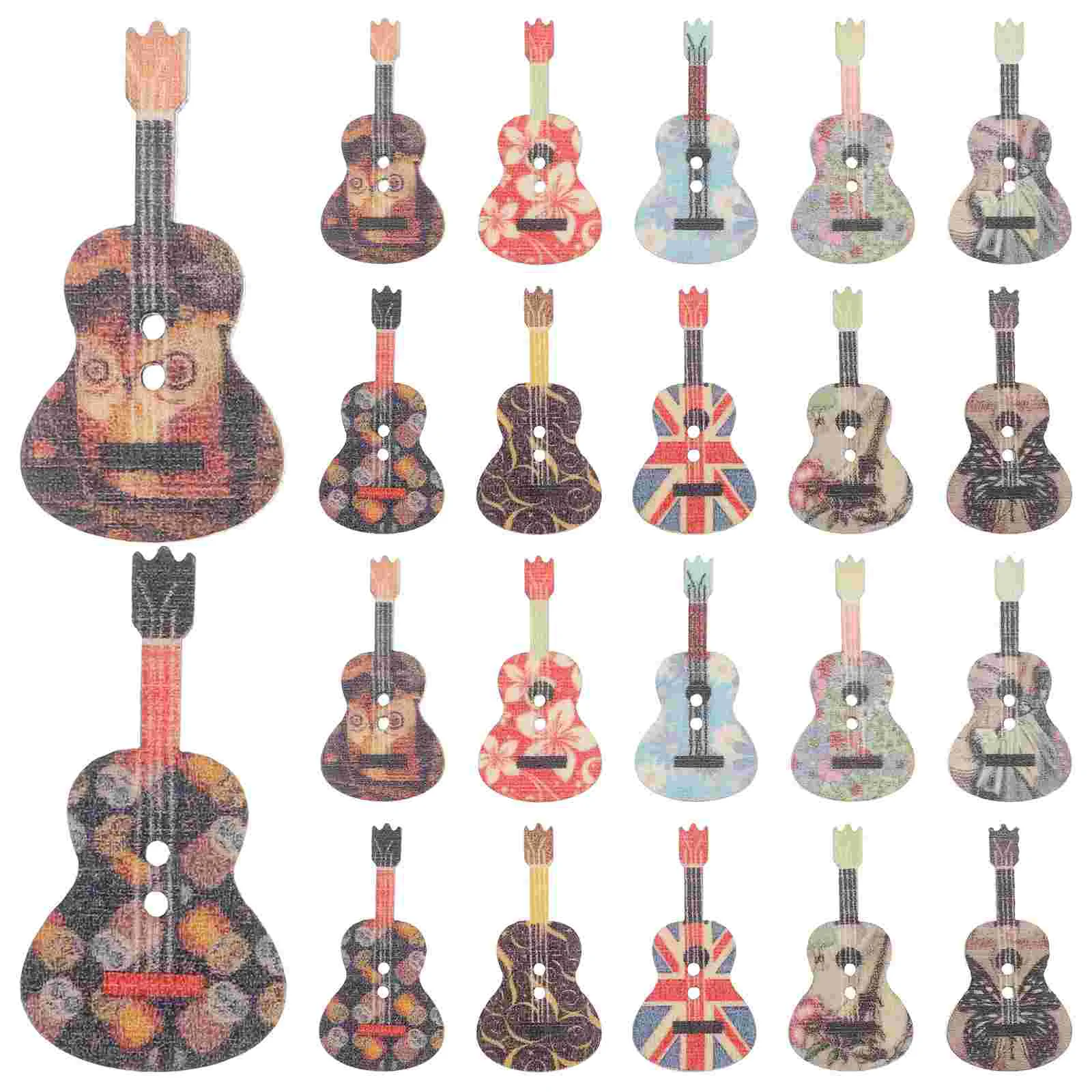 

50 Pcs Cartoon Cross Decorations Clothes DIY Decor Shirt Guitar Accessories Handiwork Shaped Child Retro
