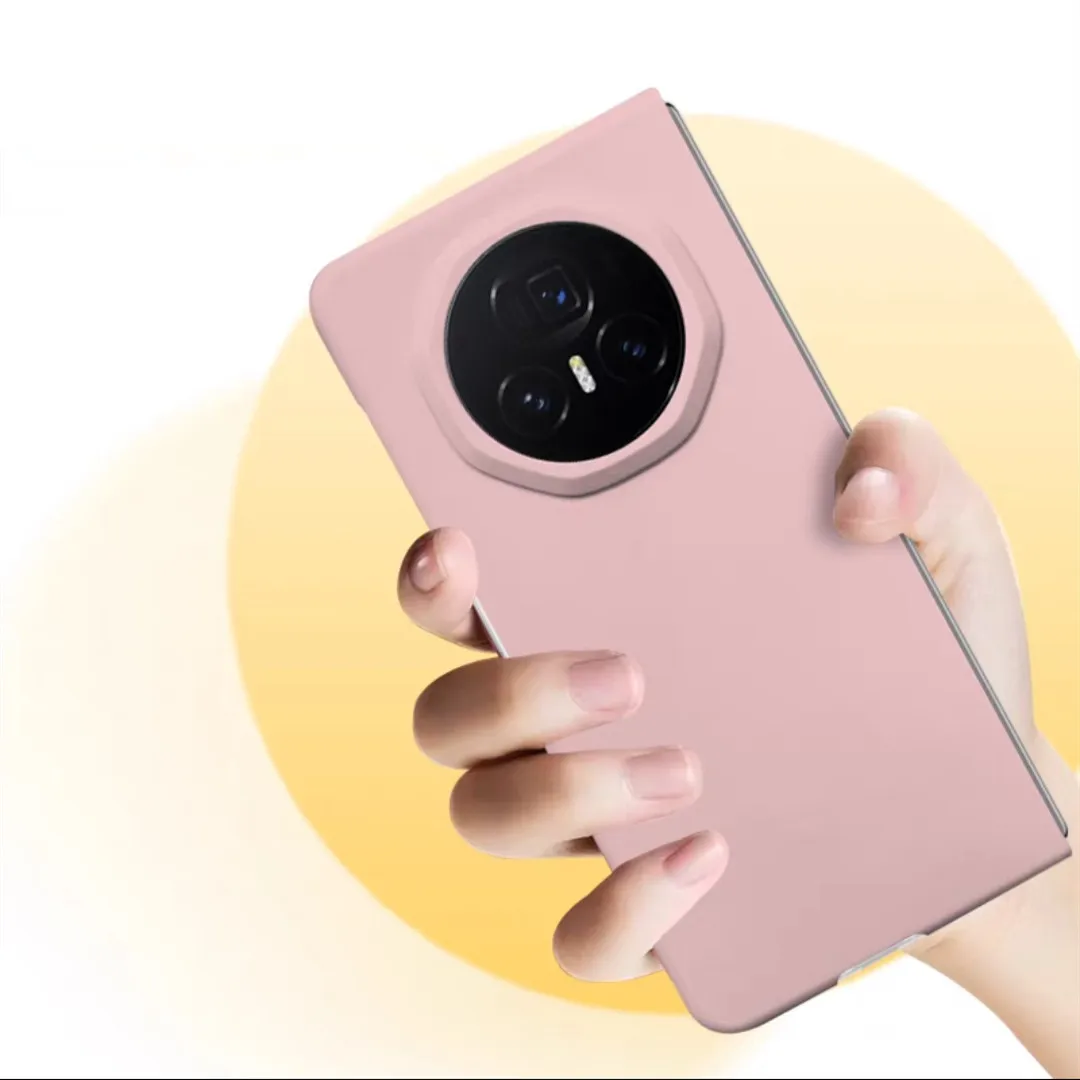 Комплект 2в1 оригинальный жидкий силиконовый чехол для HONOR Magic V3 V2 MagicV3 матовый