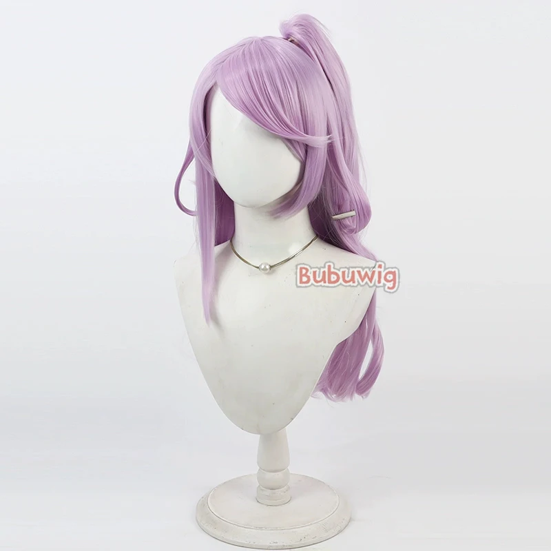 Bubuwig парик Kenzaki Makoto светло-фиолетовый 60 см